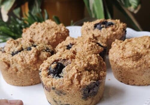 Blueberry Almond Muffins